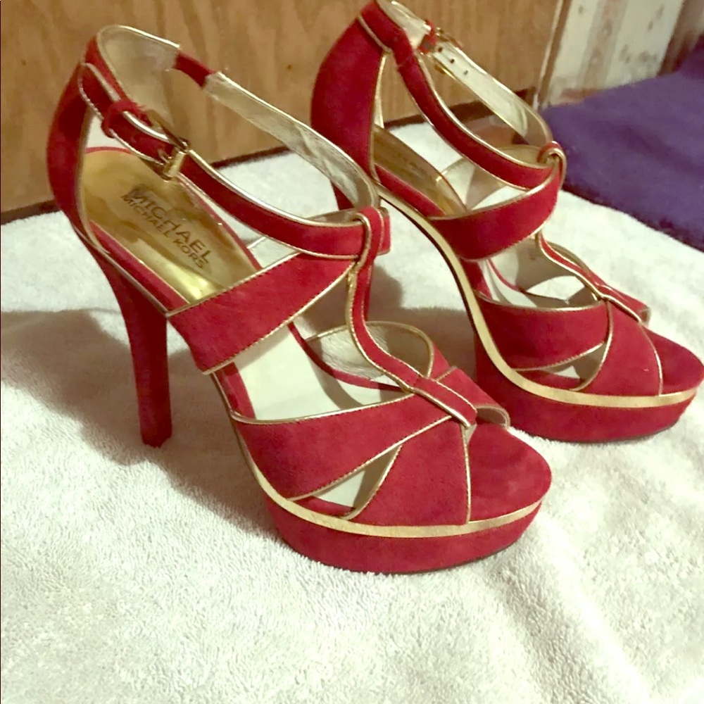 Michael Kors Red Heels